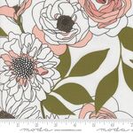 Botany by Alli K Design  MODA  Cabbage Rose Paper 11550 11 Multi.