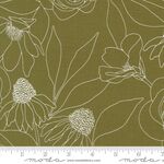 Botany by Alli K Design  MODA  Etched Floral Fern 11557 18 Dark Green.