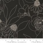 Botany by Alli K Design  MODA  Mochi Linen Ink 11557L 12 Black.