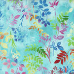 Butterfly Bliss by Elizabeth Isles For Studio E Digital BQ5919 017 Aqua Wildflow