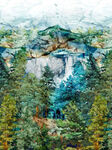 Cedarcrest Falls by Edwards & Samra for Northcott Panel 24" x 42" DP26906-66.