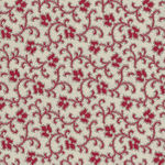 Chafarcani By French General For Moda Fabrics M13858-12 Red/Light Cream