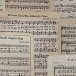Christmas Faire from Cathe Holden for Moda M7397-21 Carol Music Sheet.