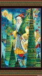Christmas Spirit by David Galchutt for Benartex Panel 24" x 42"  Style 16274 .