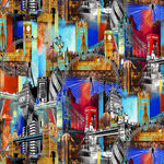 City Of London by Michael Miller Fabrics Digital Patt# DCX 11667.