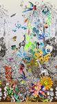 Concrete Jungle A Hoffman Spectrum Print V5323 Col. 479 Tutti Frutti Digital.