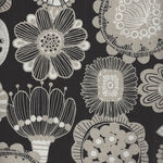 Cosmo Textile Japan Linen & Cotton Mix AP42902 Color 1F Black & Taupe.