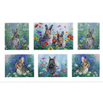 Cotton Tales Panel 24" x 42" From P&B Textiles DSN04107 Color Multi .