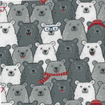 Cubby Bear Flannel by Whistler Studios 51370-7 Polar Bears