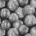 DISCO! by Lewis & Irene Threaded With Love D# A839 Co. 3  Black Silver Disco Bal