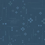 Decostitch by Art Gallery Fabric DSE-708 Indigo Sky.