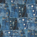 Denim Friendly by Urban Essence for Blank Quilt Fabrics Patt. 3720 075 Denim.