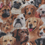 Dog Breeds By Elizabeth Studios Pattern 1312 Black.