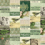 Eclectic Elements by Tim Holtz for Free Spirit Fabrics Palette Green PWTH260.Gre