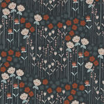 Emilia-Matilda From Cotton+Steel Fabrics CSMC102-NA3 Navy.