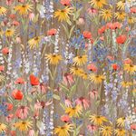 Enjoy The Little Things by Clothworks Y4059-13 Khaki.