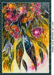 Eucalyptus Hinterland by De Gillett Cox 36" x 42" Panel 3012C.