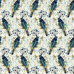 Exotic Splendour by Kathy Juriss for RB Studios Dawn Chorus 2620.7 Blue.