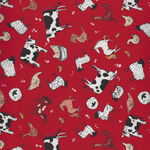 Farm Livin' For Riley Blake Designs C15181 Red .