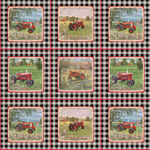 Farmall Gingham Patch From Sykel Pattern 10338 Tractor.