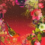 Festive Beauty Lara Skinner for Robert Kaufman Panel 36 x 42 Des 21190