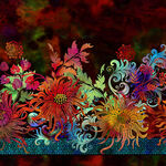 Floragraphix V Jason Yenter for In The Beginning Fabrics 1FGE Colour 1 Autumn.