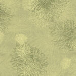 Floral Elements by AGF Fabrics FE-500 Green .