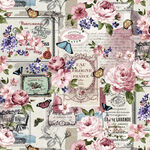 Floral Essence From Michael Miller Fabrics DCX9442-Beige-D French Theme.