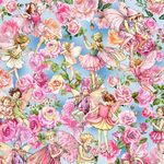 Flower Fairies Spring Songs for Timeless Treasures Patt# 12249DDC Allover Garden