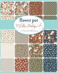 Flower Pot by Lella Boutique For Moda Layer Cake 42-10"x10" Squares 5160LC.
