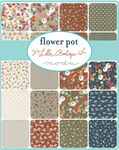 Flower Pot by Lella Boutique For Moda Layer Cake 42 10x10 Squares 5160LC