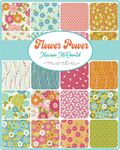 Flower Power by Maureen McCormick for MODA 33710LC 10 x 42 Precut Squares