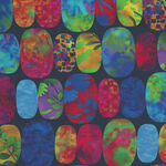 Fractal Forest by Art Loft & StudioE Fabrics BQ7282 077 Multi Beads Col..Indigo.