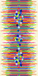 Fractal Forest by Art Loft & StudioE Fabrics BQ7287 033 Multi Border Stripe.