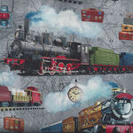 Full Steam Ahead by Michael Miller Fabric DCX11578 Trains-12306-11964.
