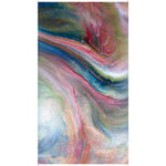 Fusion by QT Fabrics Digital Panel 24" x 42" 1649-27606-RX Rasberry Ripple.