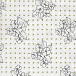 Gilded by Ali K Designs for MODA M11534-15 Metallic White & Black.