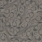 Golden Wattles Linen Base Cloth DV3227 56" Wide Gum Nuts/Leaves.