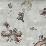 Great Journey by Bernadett Urbanovics for FIGO 90829-90 Racoons.