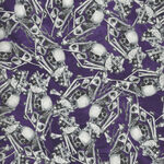 Halloween Countdown from Blank Quilting Glow In The Dark 2251G 055 Purple.