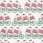 Hippo Tandem Made In Japan by Sevenberry Fabrics 850421-1 White.