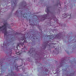 Hoffman Batik Cotton Fabric HT 2394-474 Punch Leaf berry.