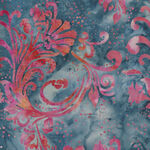 Hoffman Batik Cotton Fabric HU2454-549 Celestials.