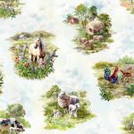 Homestead Memories Pasture Digital Hoffman Fabrics HT4969 725 Pasture.