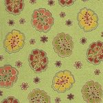 INK & ARROW Fabrics Junebee Willow 1649-26123-H Green.