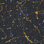Iconic by Libs Elliott for Andover Fabrics Pattern 1230 C# B Royal Dark Matter.