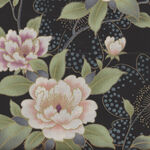 Imperial Collection By Robert Kaufman RK 21931-2 Black/Metallic Gold..