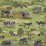 In The Country from Nutex Fabrics 89310 Color 3 Black/White Cows.