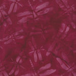 Island Batik 121826390 Dragonfly Colour Cranberry