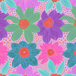 JUMPSTART by Anna Maria Parry Textiles AMT132-84V Stars & Stripes Colour Lavende